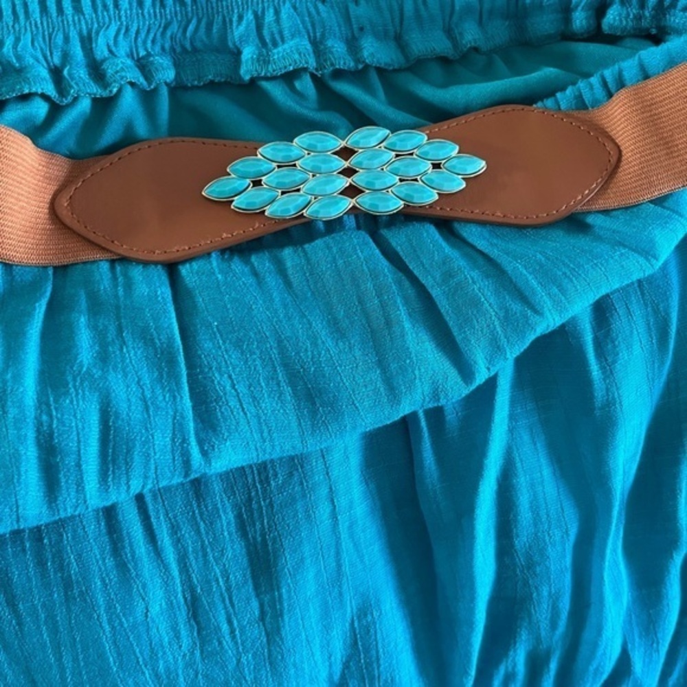 Blue skirt